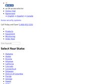 Tablet Screenshot of homesecuritysystems.protectamerica.com